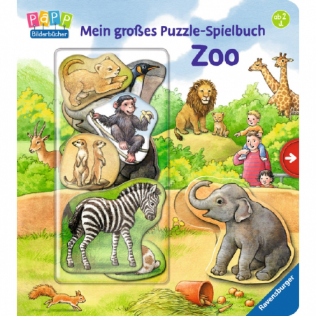 RAVENSBURGER "Mein grosses Puzzle-Spielbuch – Zoo"