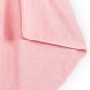 Jollein Babybadetuch 100x100cm velvet terry blush pink Detailansicht