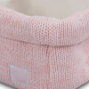 Jollein Korb Melange knit soft pink