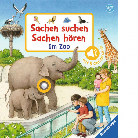 RAVENSBURGER Sachen suchen - Sachen hören "Im Zoo"