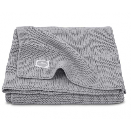 Jollein Decke 75x100cm Basic knit stone grey