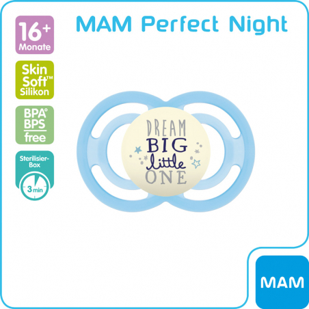 MAM Perfect Night Silikon 16+ Monate Boy