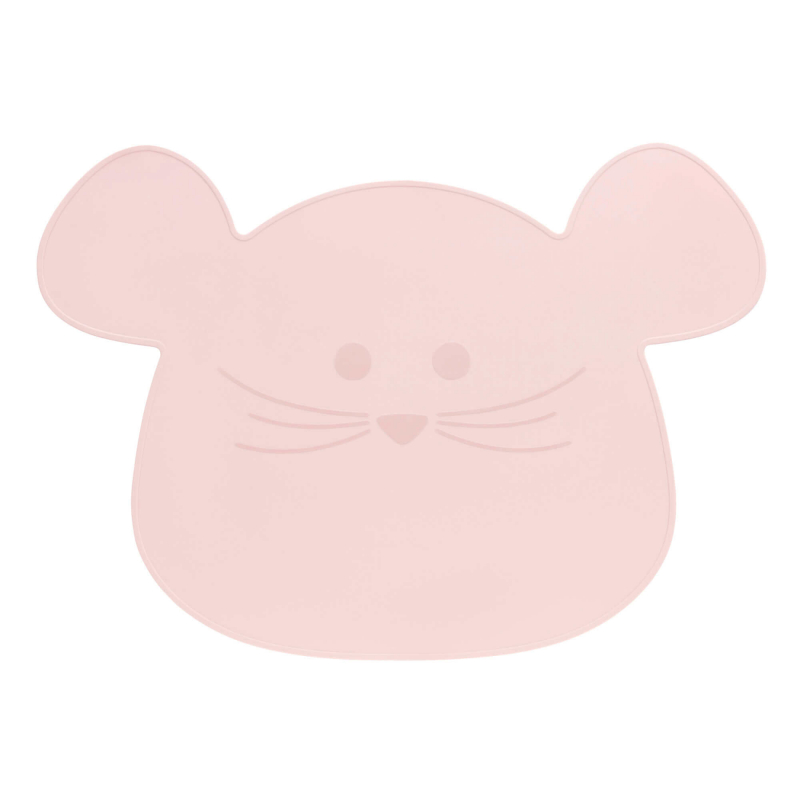 LÄSSIG Tischset Placemat - Little Chums Mouse Rosa