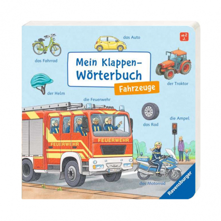 RAVENSBURGER "Meine Klappen-Wörterbuch: Fahrzeuge"