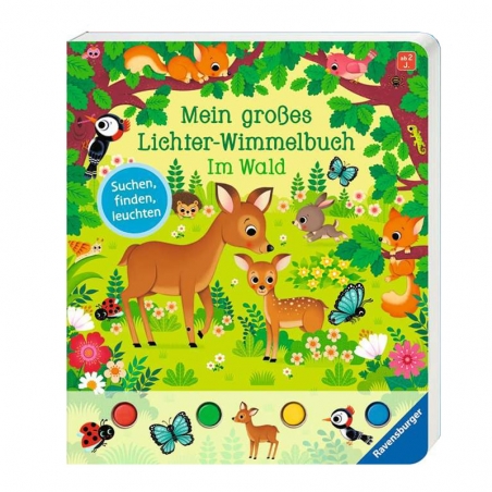 RAVENSBURGER Mein grosses Lichter-Wimmelbuch "Im Wald"