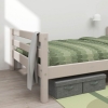 FLEXA Classic Bett 120x200cm grau lasiert Detailansicht