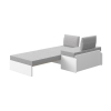 FLEXA White MDF Sofabett mit Bettkasten und Matratze (Matratze als Zubehör erhältlich)
